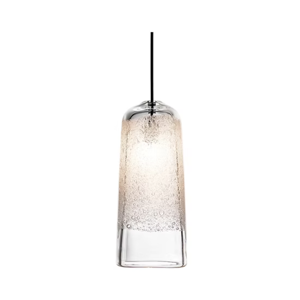 The Bubble Small Square Clear Pendant from Siemon & Salazar.