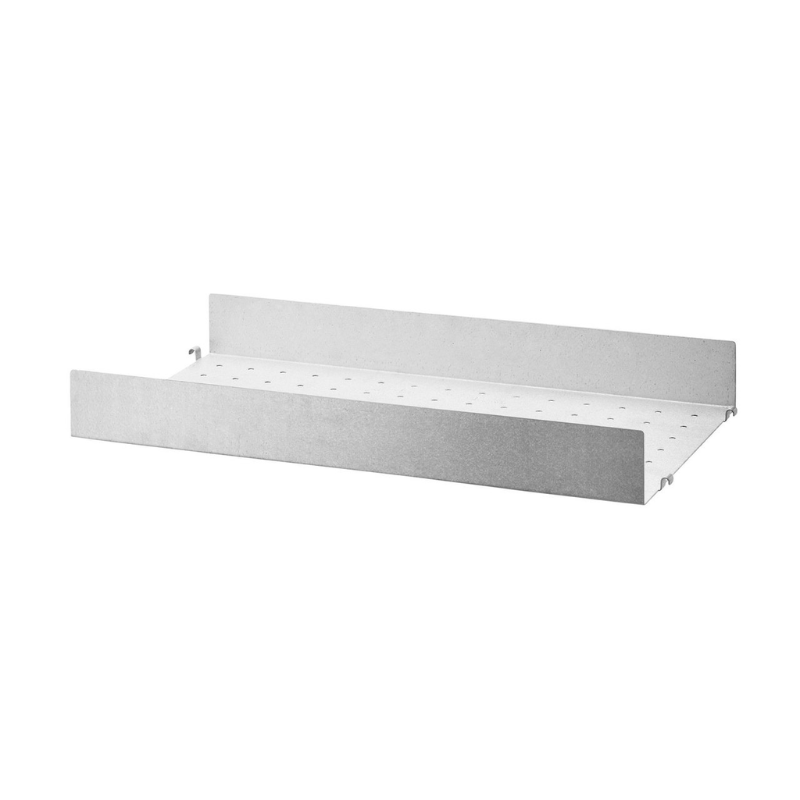 The high Galvanized Shelf from String Furniture.