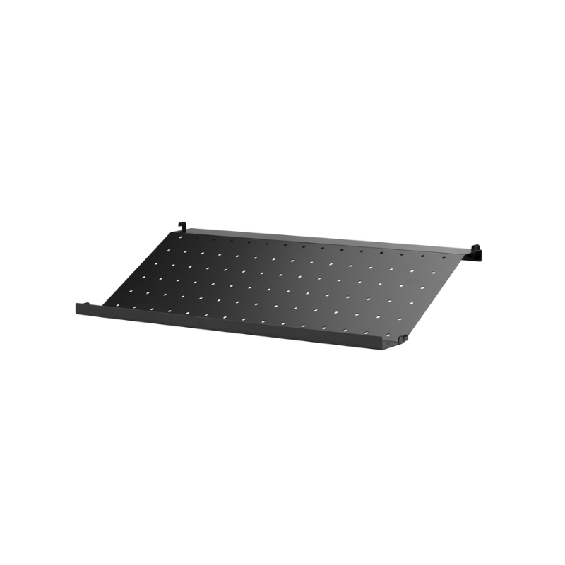 The 22.8 inch wide Shoe Shelf from String Furniture in black.