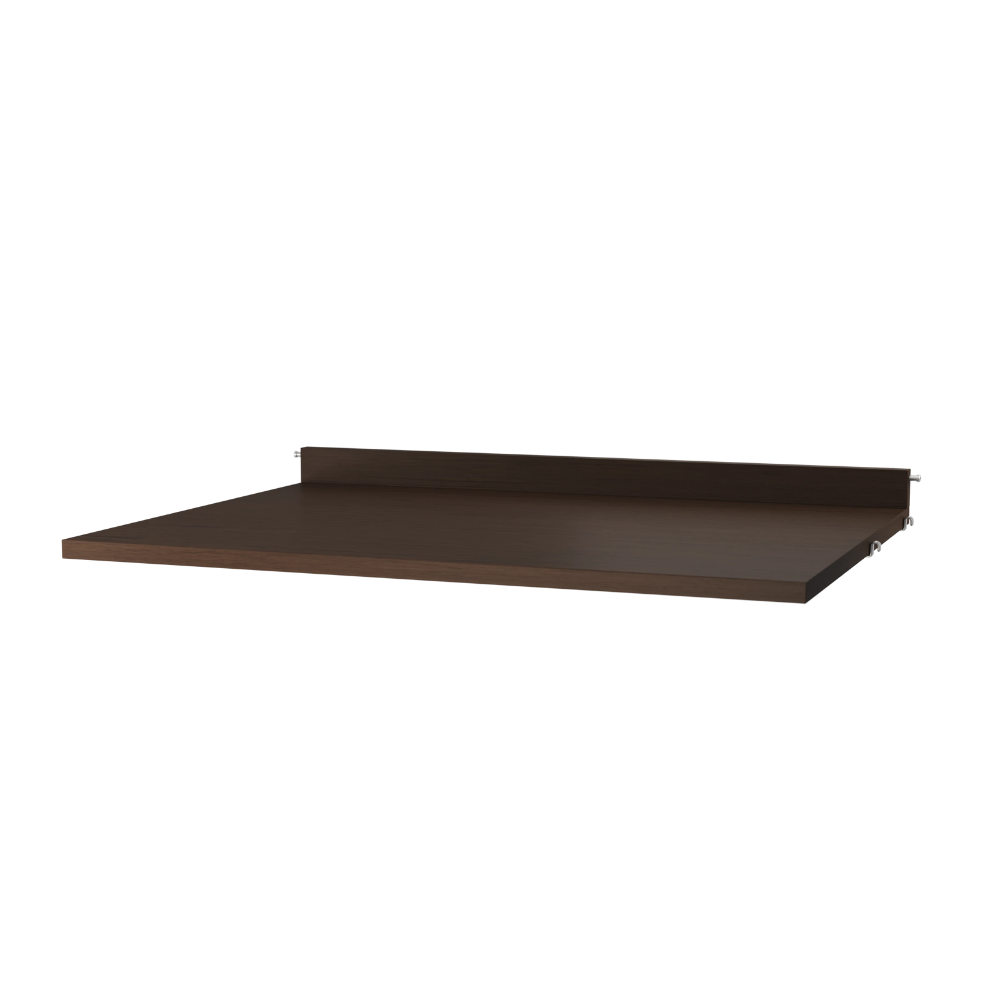 The Work Desk from String Furniture designed for the String® System in dark oak.