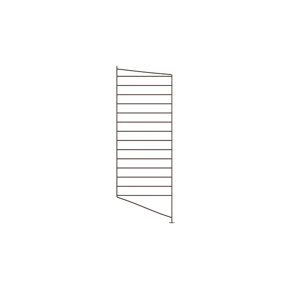 The 33-inch Floor Panels from String Furniture in Dark Brown.