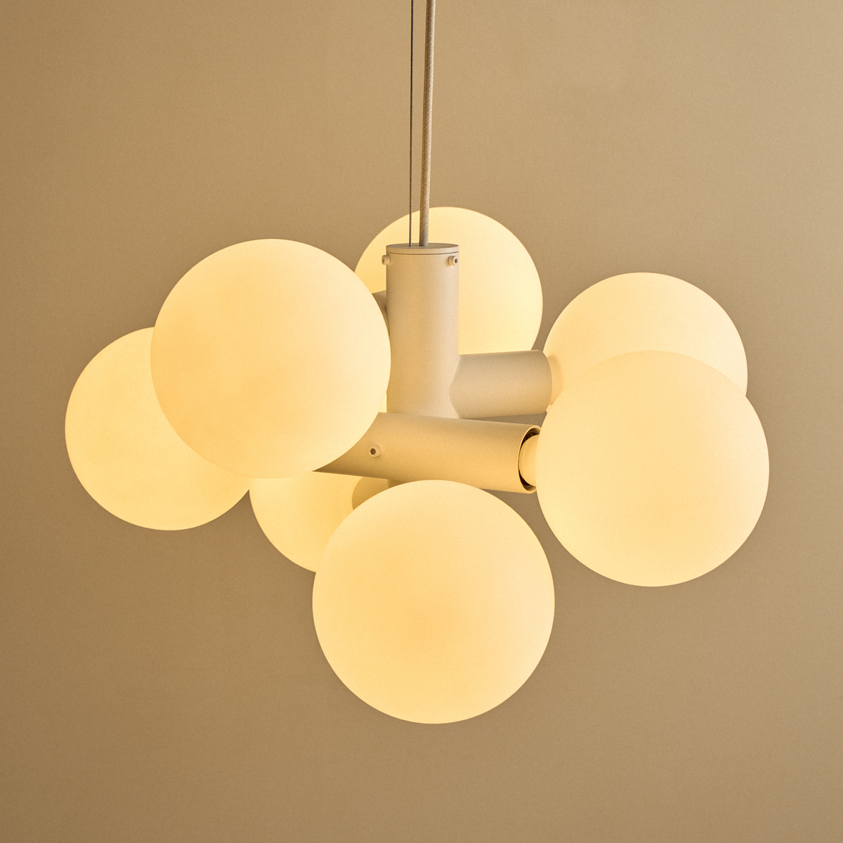 Detailed image of the Echo Chandelier by Tala Lighting.