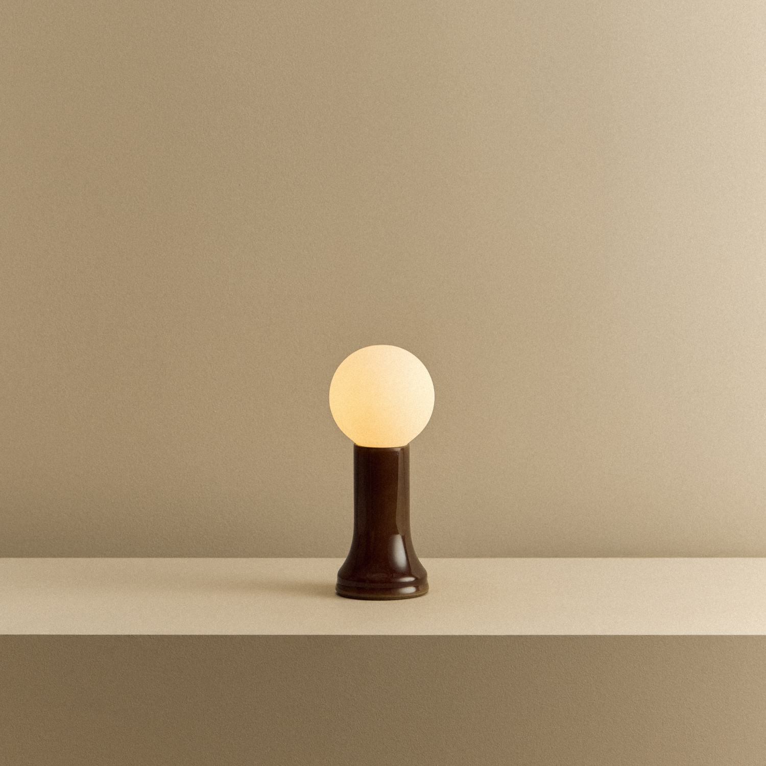 The Shore Table lamp from Tala Lighting in Brown.