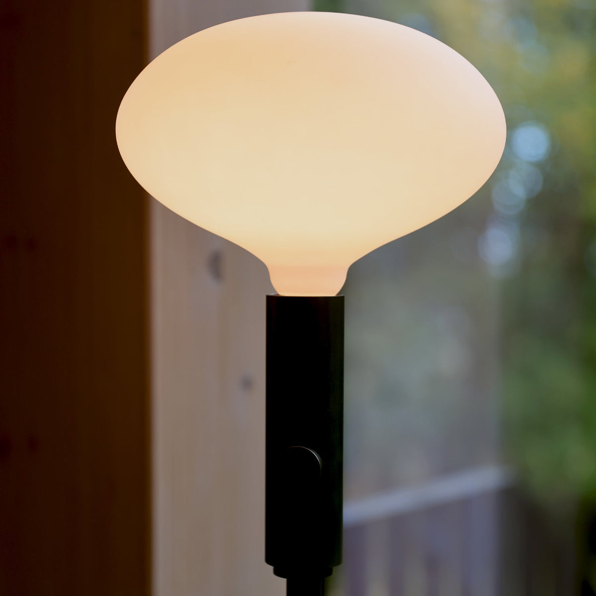 Close up of the Oval II E26 LED Bulb by Tala Lighting.