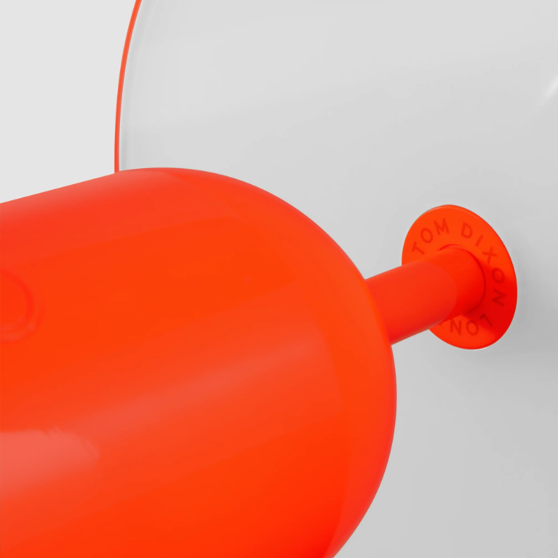 The Bell Portable LED from Tom Dixon in fluro close up.