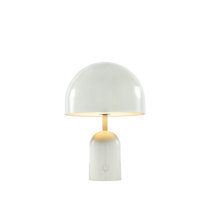 The Bell Portable LED from Tom Dixon in putty.