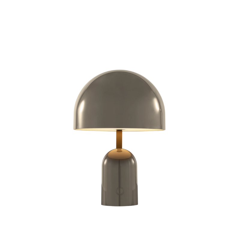 The Bell Portable LED from Tom Dixon in taupe.