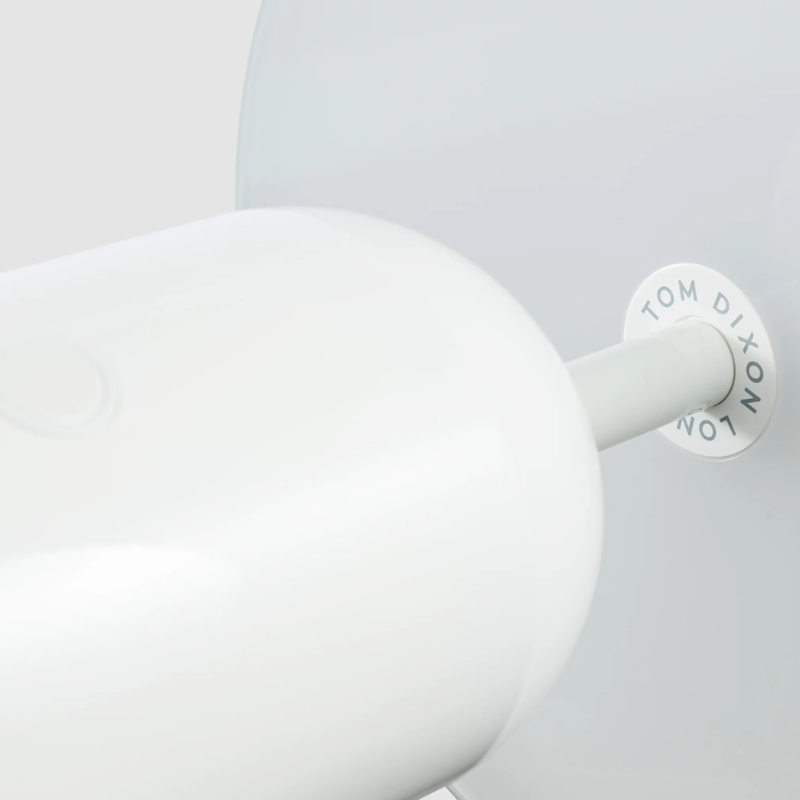 The Bell Portable LED from Tom Dixon in white close up.