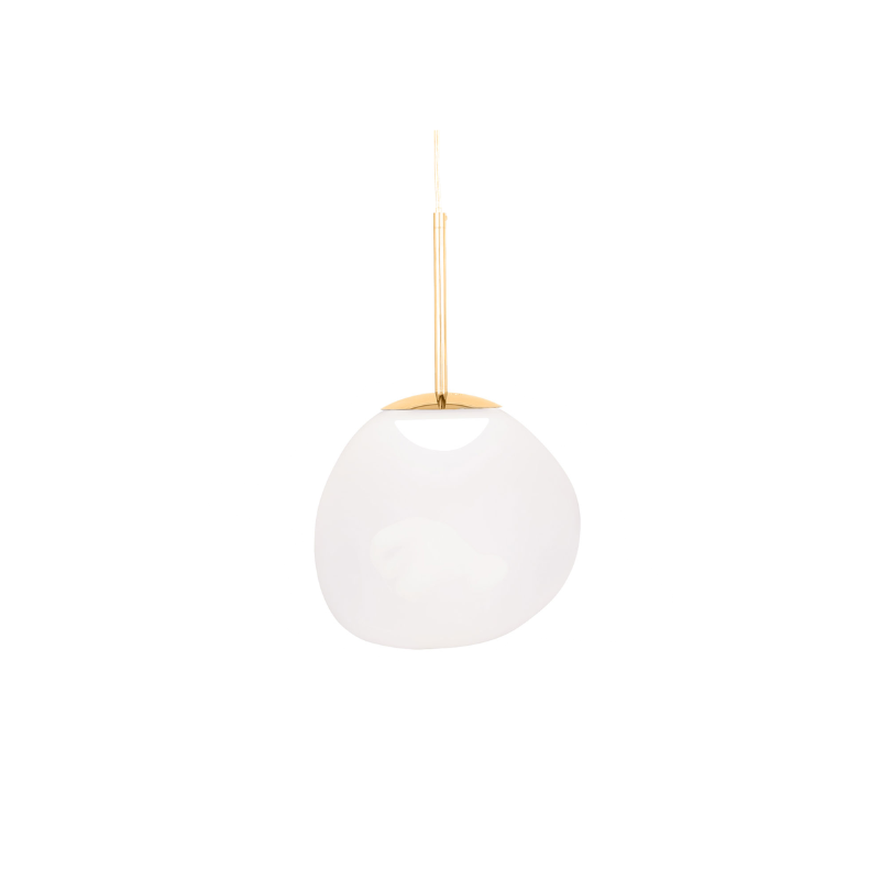 Tom Dixon Melt Pendant Mini in Opal / Gold.