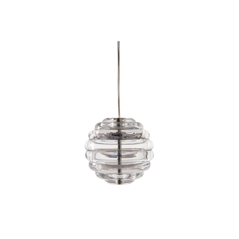 Tom Dixon Press Mini Sphere Pendant turned off.