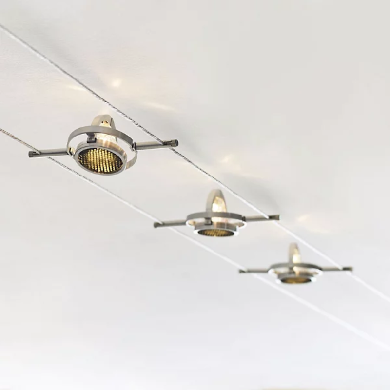 Visual Comfort & Co. Tiella Accent Head Cable Kit Ceiling Mount with bulb diffuser.