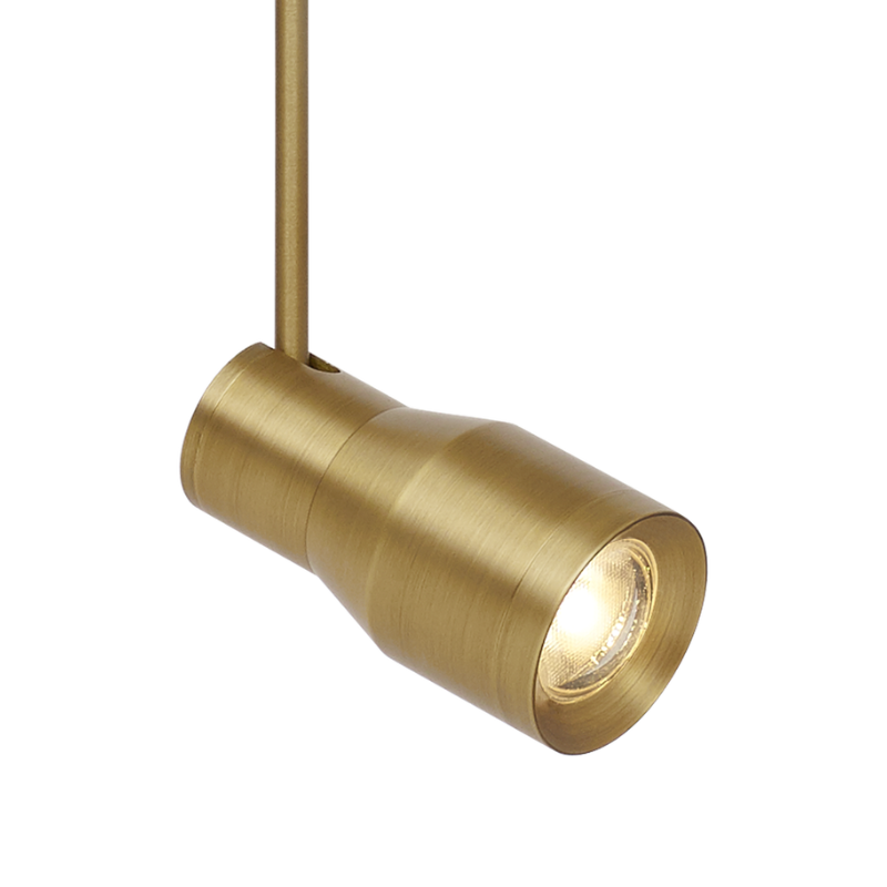The Ace Head MonoPoint from Visual Comfort and Co in plated brass.