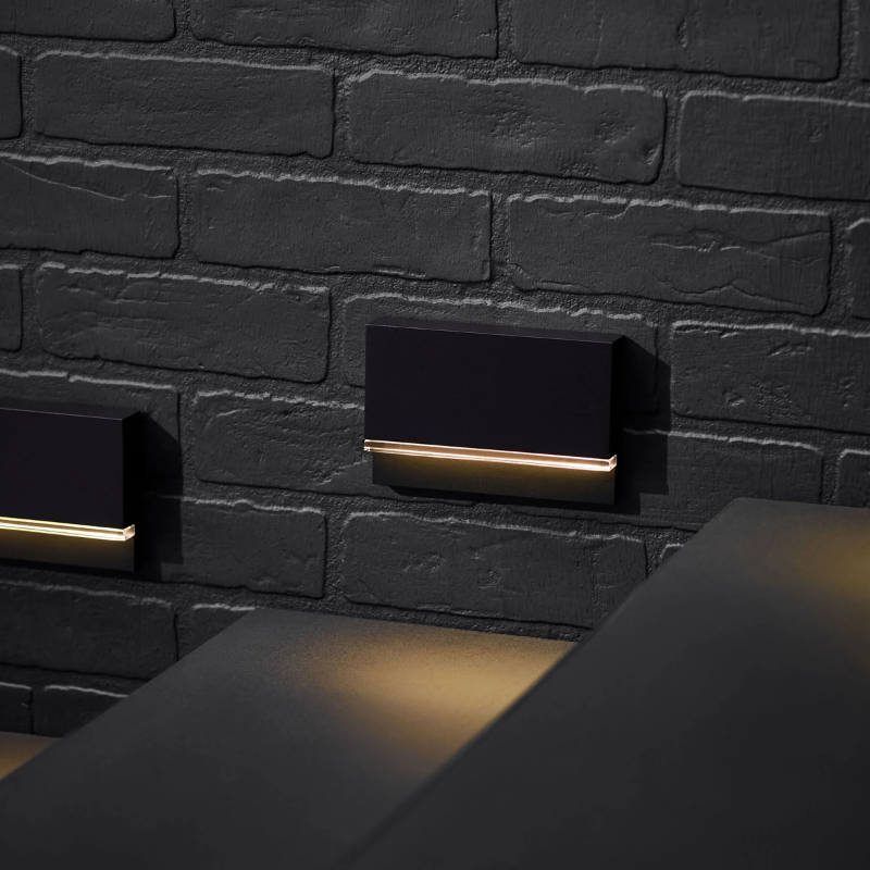 The Wend Outdoor Step Light from Visual Comfort and Co in a living area.