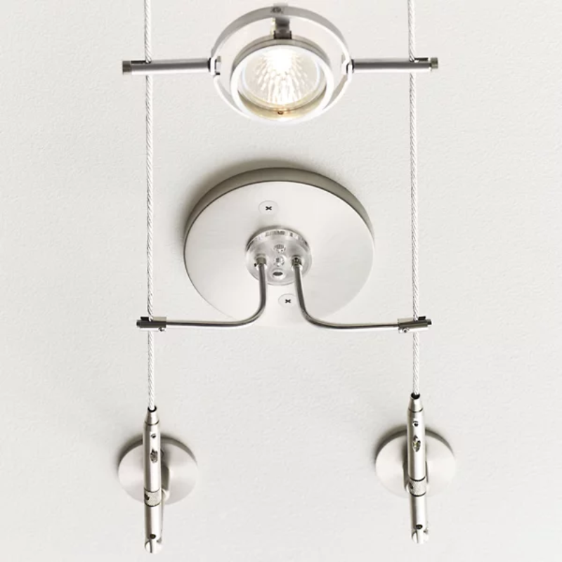 Visual Comfort & Co. Tiella Accent Head Cable Kit Ceiling Mount ceiling attachment detail.