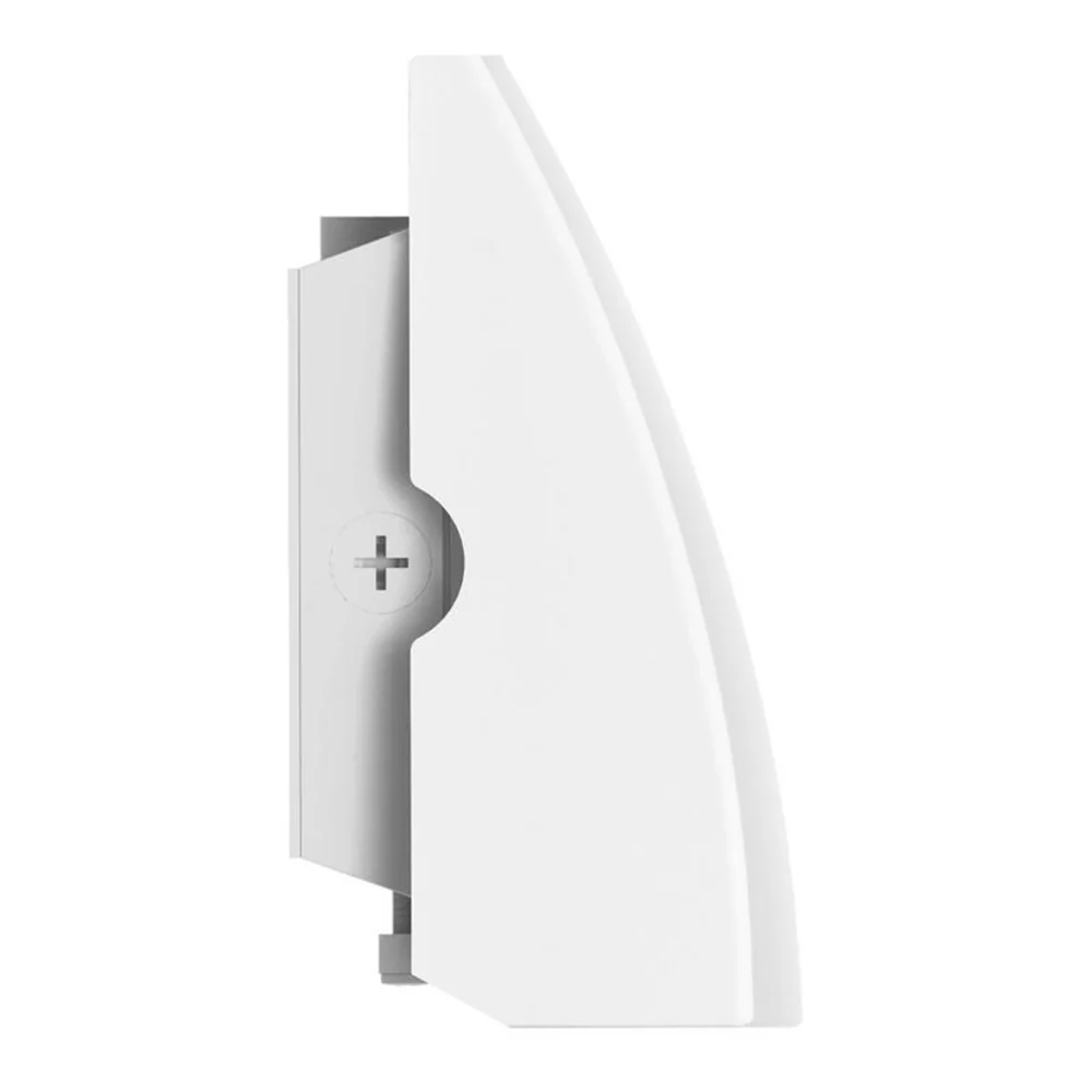 Profile view of the Endurance Fin Wallpack Luminaire in Architectural White by WAC Lighting.