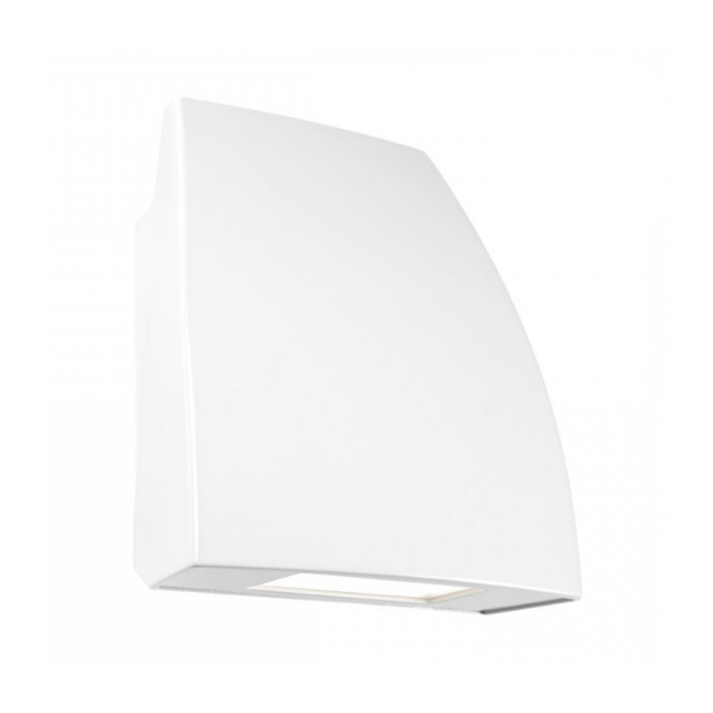 The Endurance Fin Wallpack Luminaire in Architectural White by WAC Lighting.