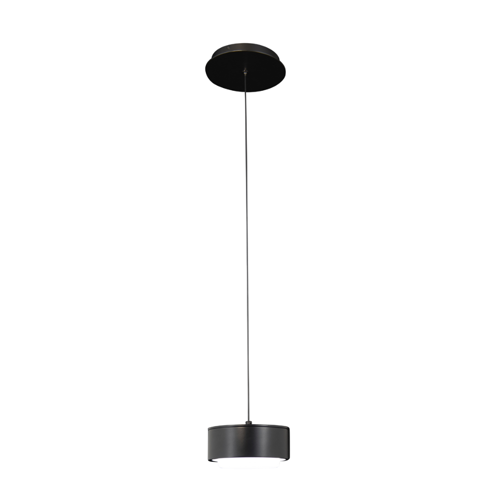 The Ohm Mini Pendant from WAC Lighting at an angle.