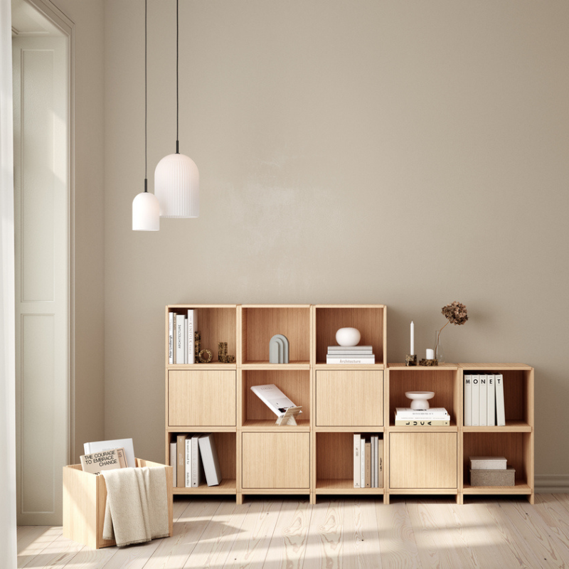 The Ghost Pendant from Woud in a living room. all-groups