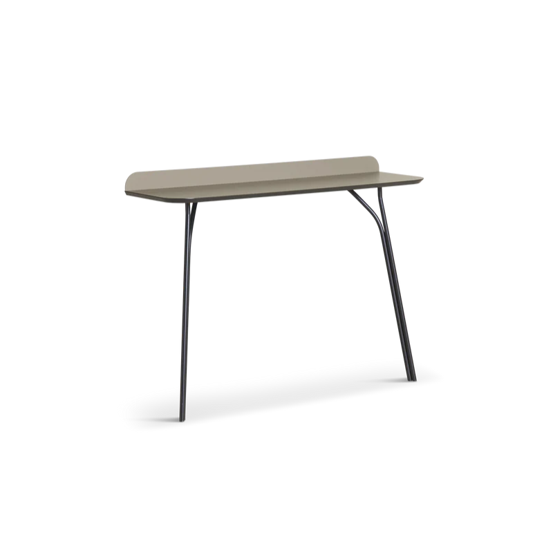 The high Tree Console Table from Woud in beige.