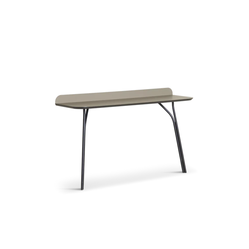 The low Tree Console Table from Woud in beige.