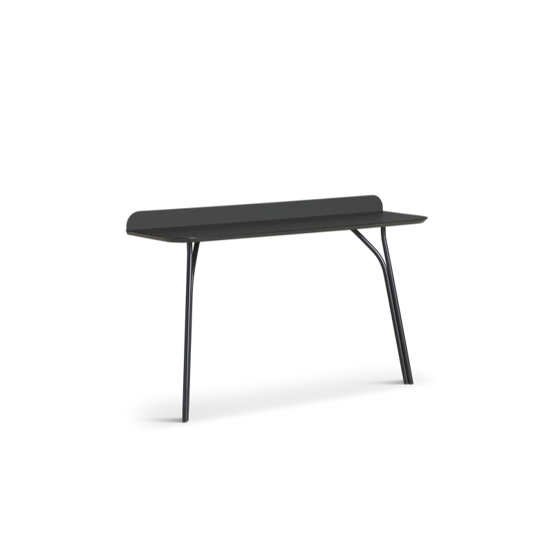 The low Tree Console Table from Woud in black.