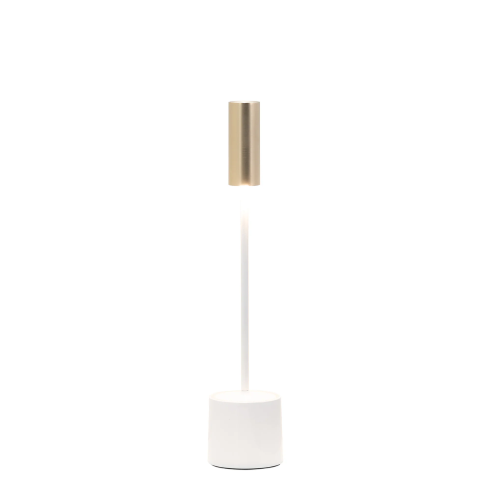 The pearl white and brushed brass Carolina Pro from Zafferano.
