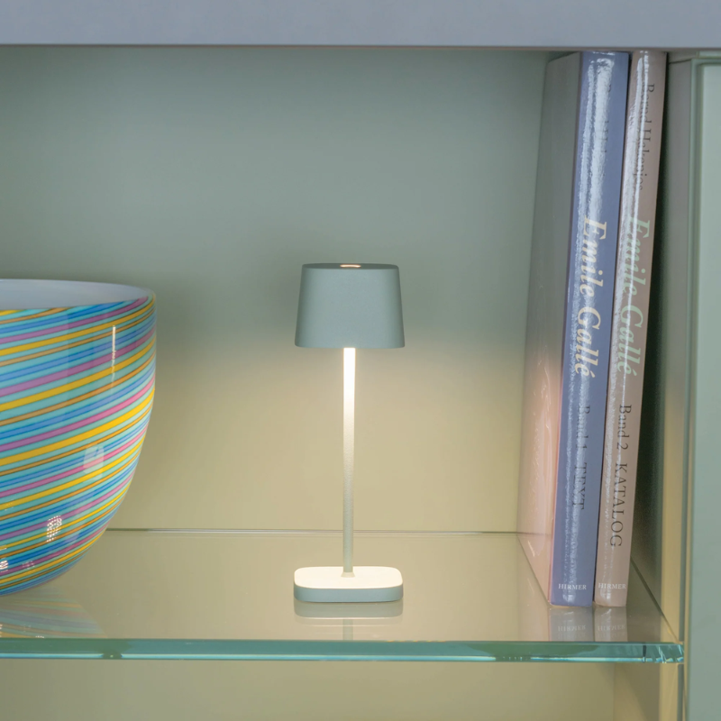 The sage Ofelia Pro Micro from Zafferano in a living space.