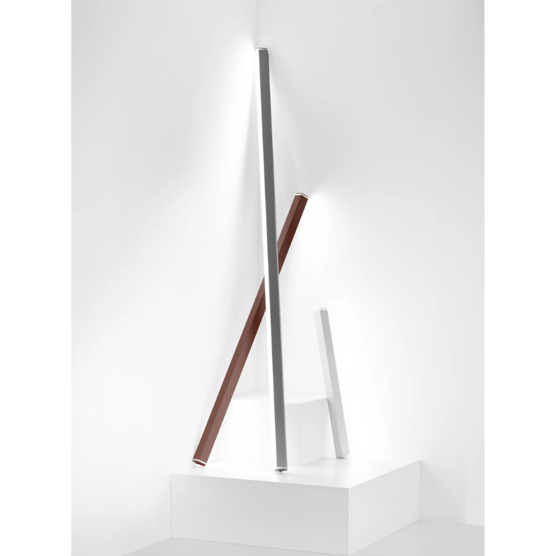 The Pencil Light from Zafferano in a studio showing the color and size options. all-groups