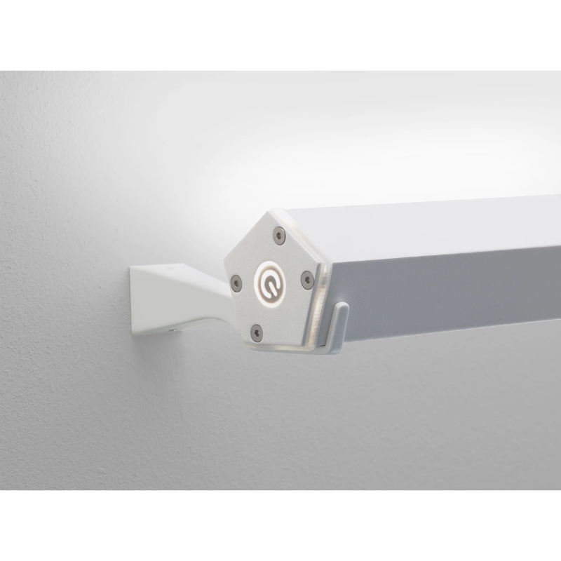 The Pencil Light - Horizontal Wall Mount from Zafferano in a close up of the horizontal mount. all-groups