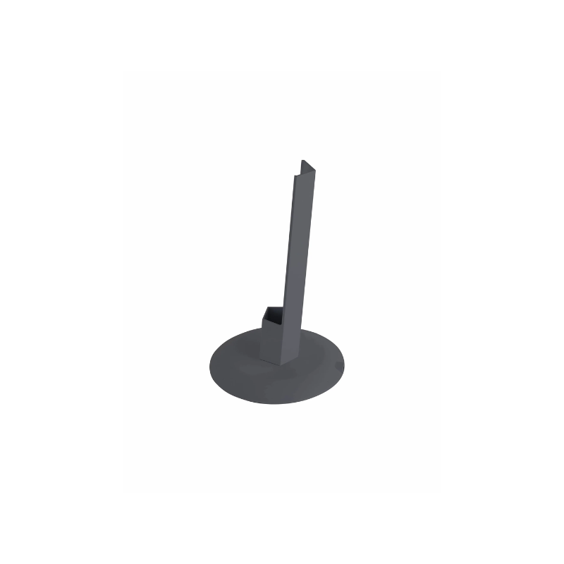 The Pencil Light Module with Docking Station from Zafferano in dark gray, dock only.