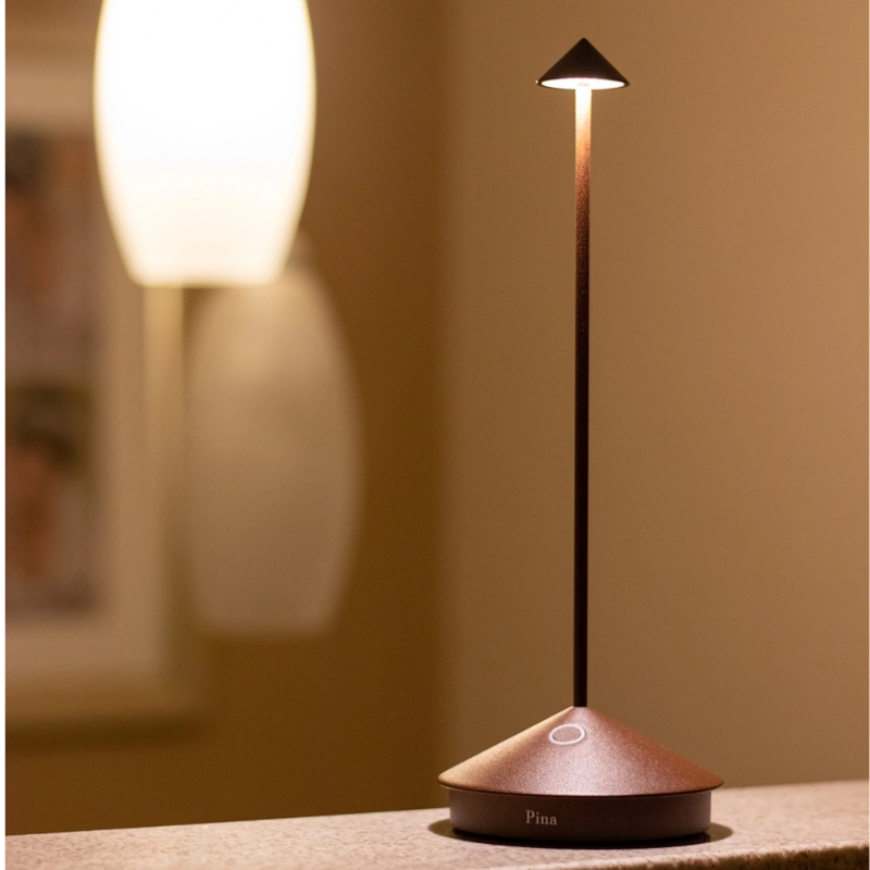 The rust Pina Pro from Zafferano in a family home.