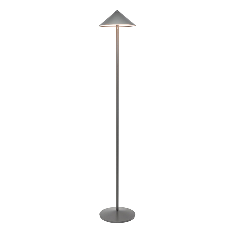 The Pina XXL Floor Lamp from Zafferano in titanium.