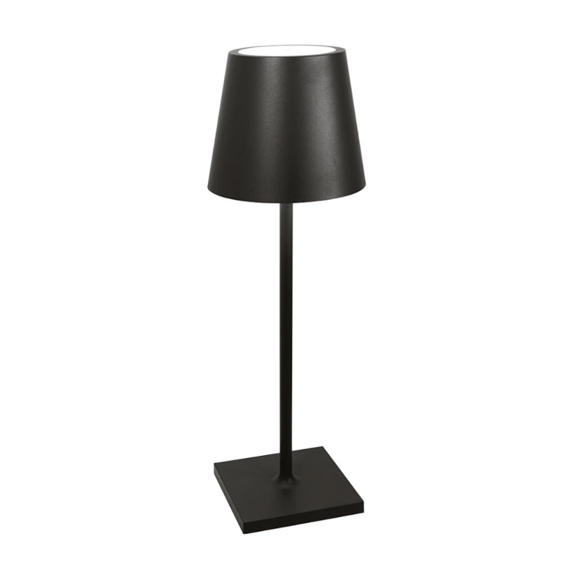 The black Poldina Pro L Desk Lamp from Zafferano.