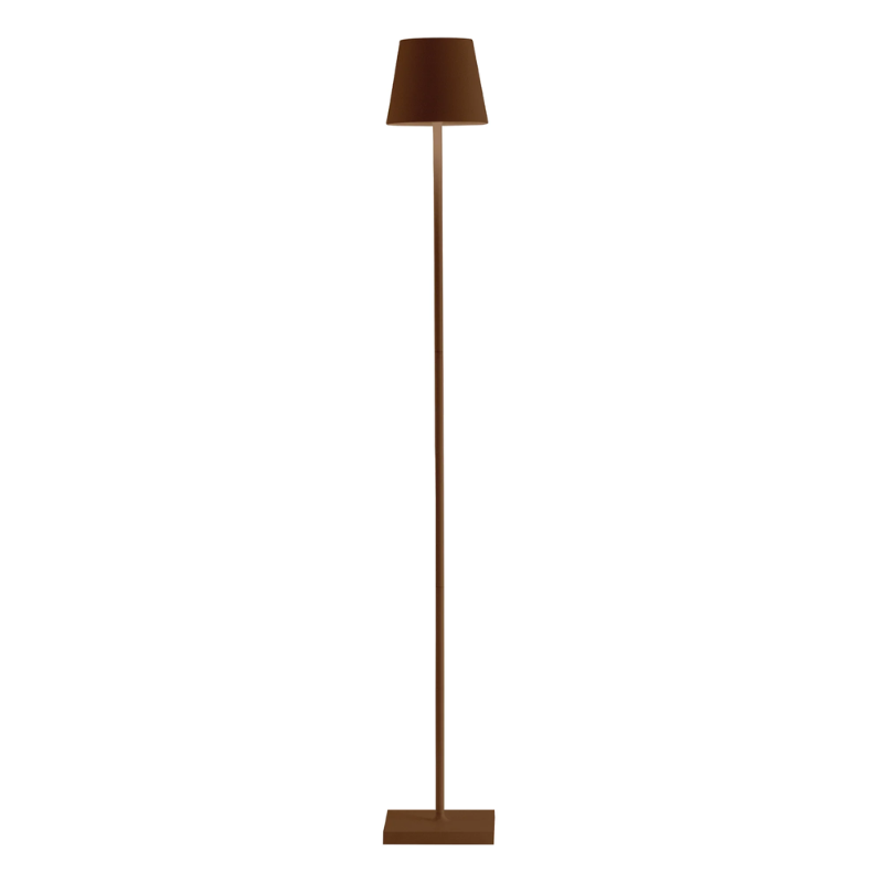 The rust Poldina Pro L Floor Lamp from Zafferano.