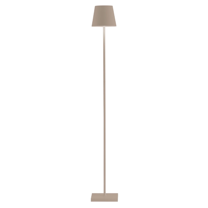 The sand Poldina Pro L Floor Lamp from Zafferano.
