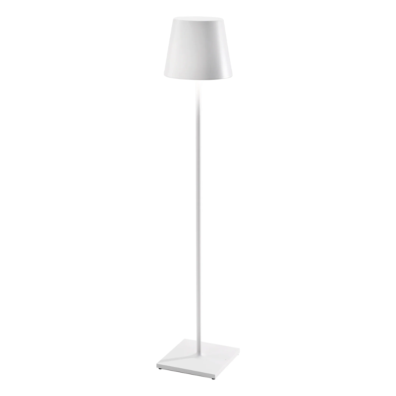 The white Poldina Pro XXL Floor Lamp from Zafferano.