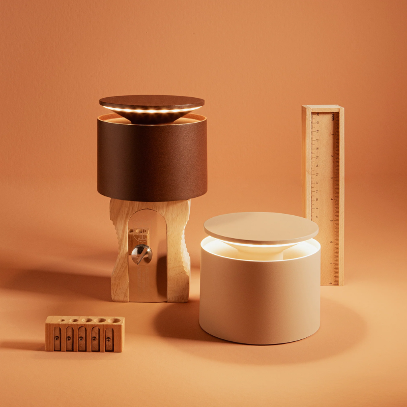 The rust PushUp Pro from Zafferano in a lounge.