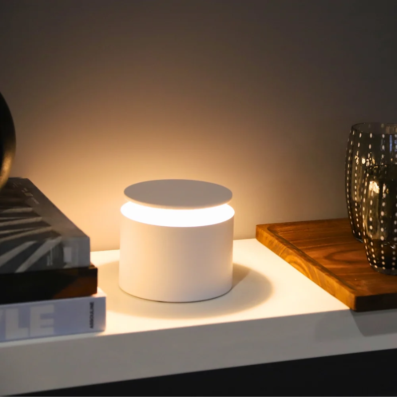 The white PushUp Pro from Zafferano in a guest bedroom.