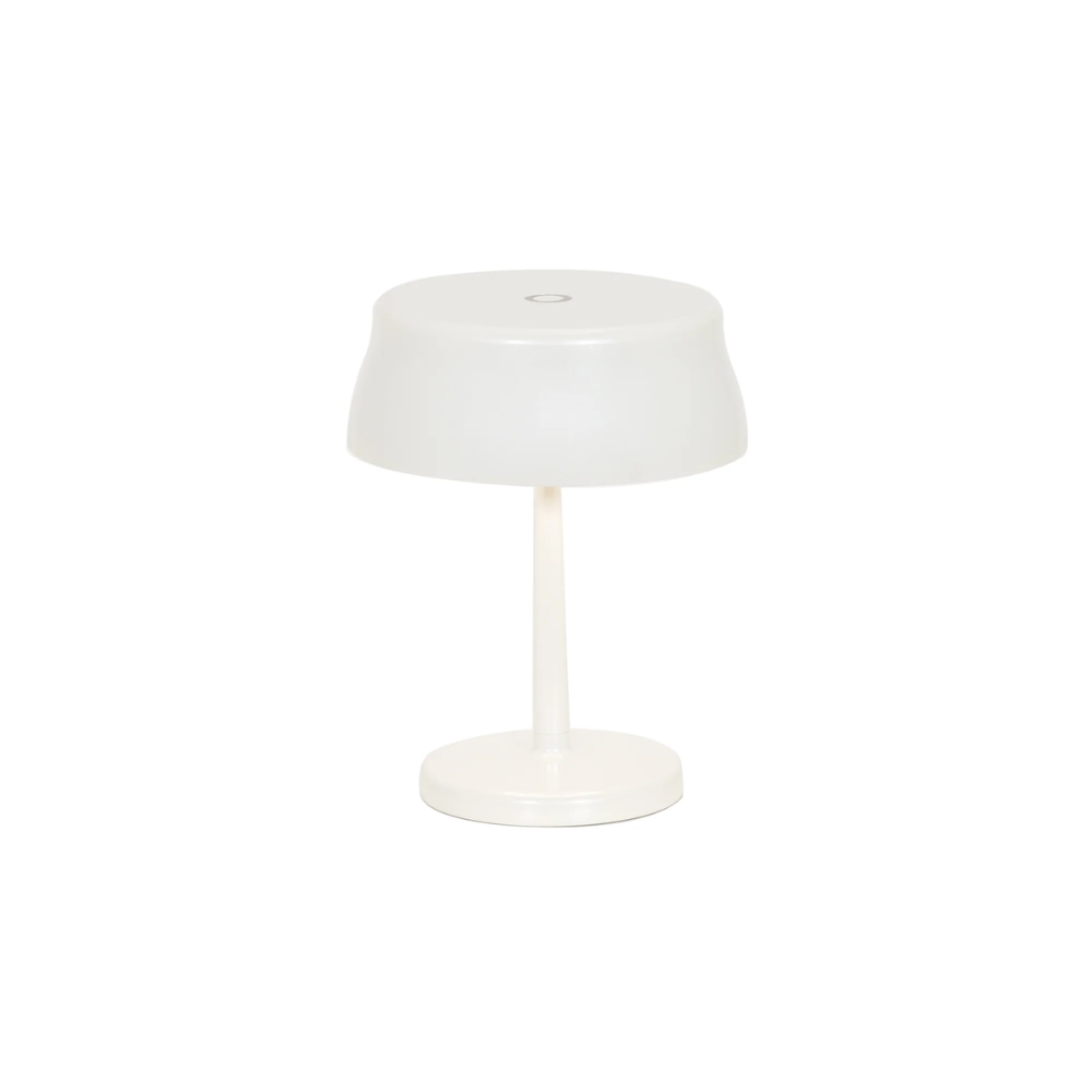 The white Sister Light Mini Wi-Fi Table Lamp from Zafferano.