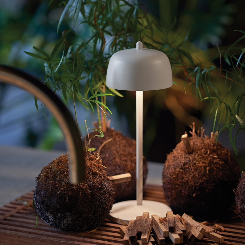 The matte white Theta Pro from Zafferano in a living area.