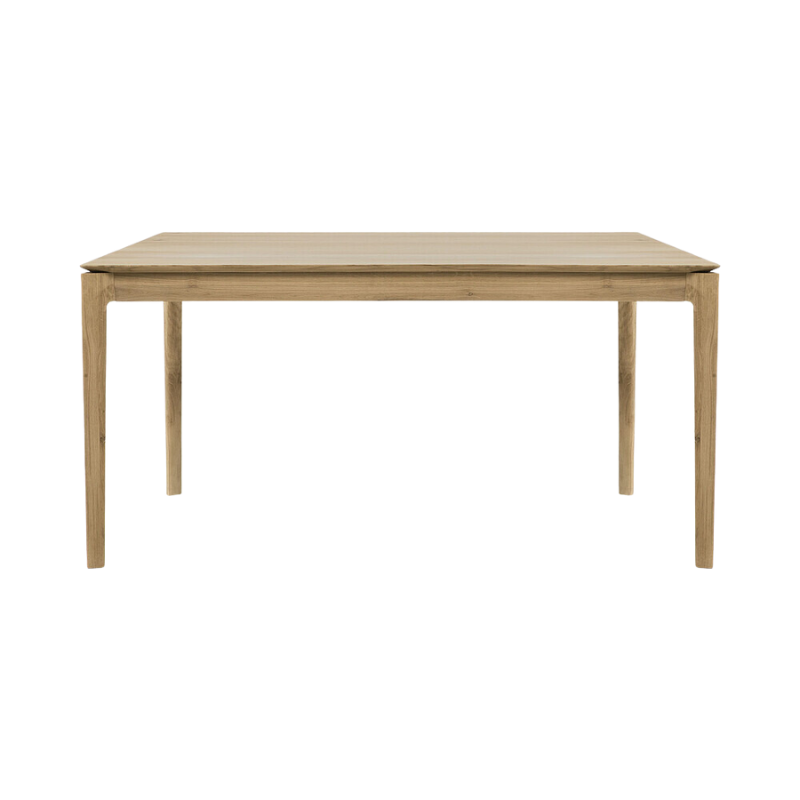 The Bok Dining Table from Ethnicraft in oak, 63 inch size.