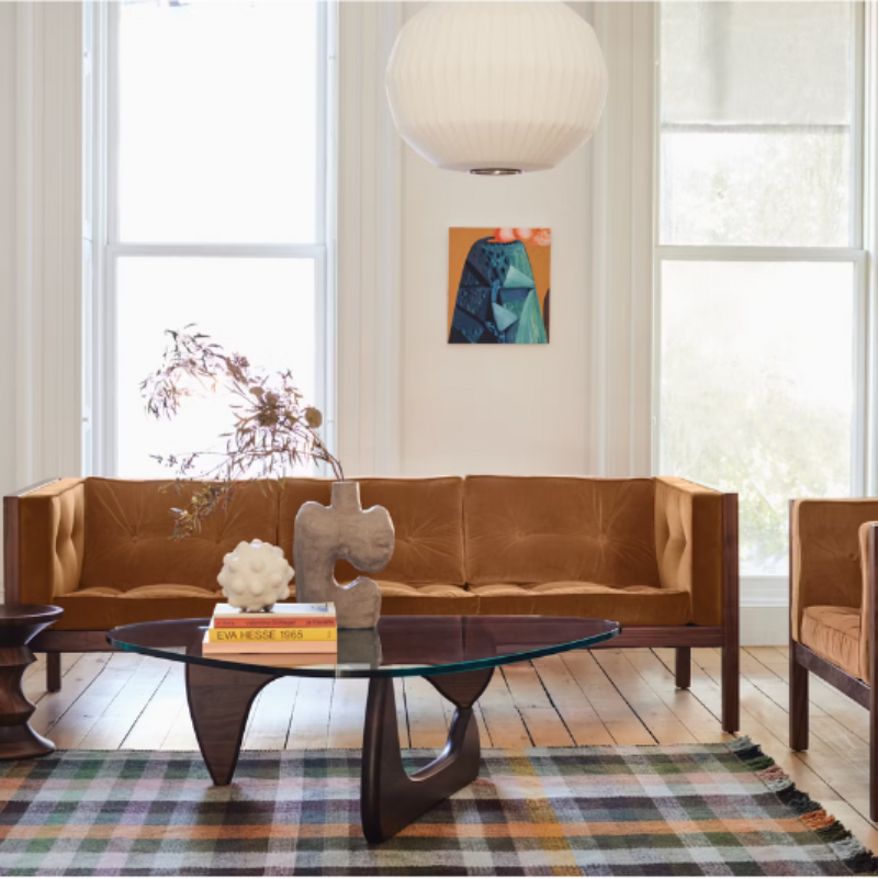 The Cube Sofa from Herman Miller in a family space.