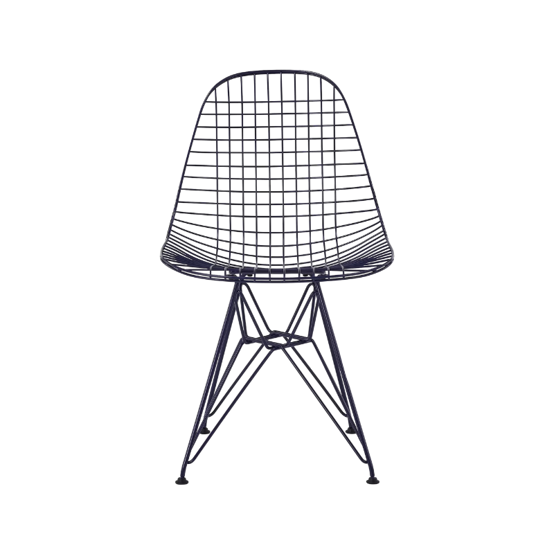 This first-of-its-kind collaboration celebrates Eames classics, reimagined in a fresh palette that’s uniquely HAY. Updated in weatherproof powder-coated steel with a range of playful colors for mixing and matching, the Eames Wire Chair adds an airy, sculptural quality to any space, indoors or out.