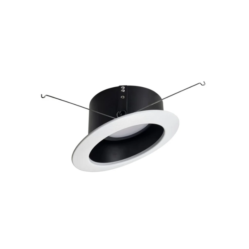 6" Sloped LED Retrofit Reflector in Black / White
