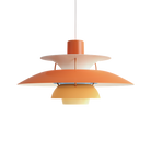 The PH 5 Mini Pendant Light in Hues of Orange