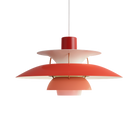 The PH 5 Mini Pendant Light in Hues of Red