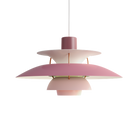 The PH 5 Mini Pendant Light in Hues of Rose