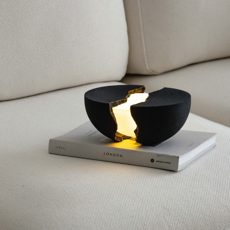 The Teno Portable Speaker from Lumio in a living room.