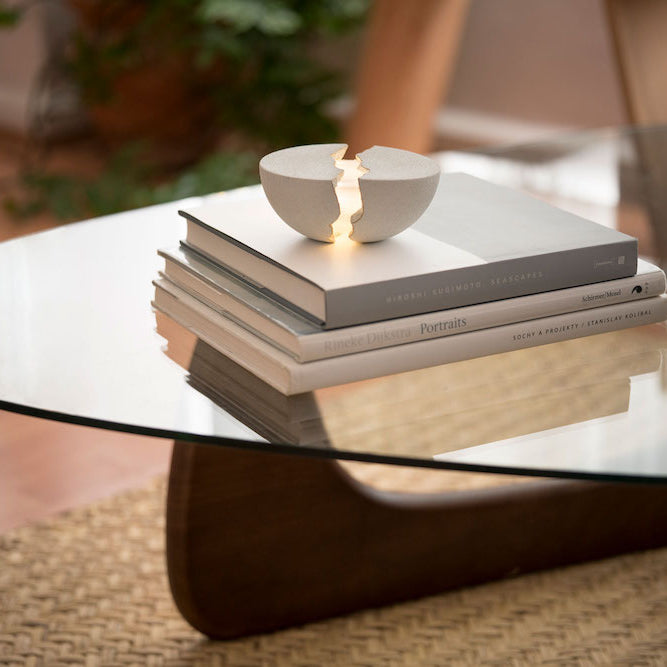 The Teno Portable Speaker from Lumio in a luxury living space.