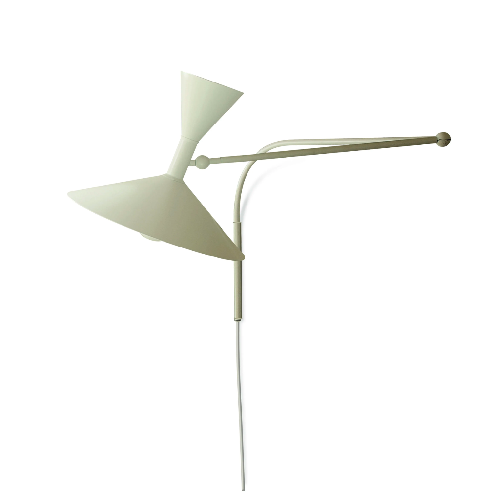 Designed by Le Corbusier for the Unité d Habitation of Marseille in 1949/1952, the Lampe de Marseille wall lamp from Nemo features adjustable lighting via its two joints on the arm with a refined aesthetic.